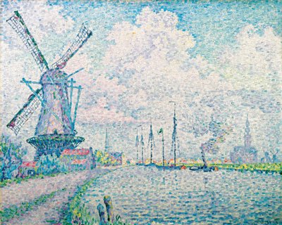 Kanal von Overschie von Paul Signac